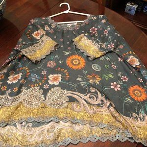Johnny Was ~ Adalee Blouse ~ Size M